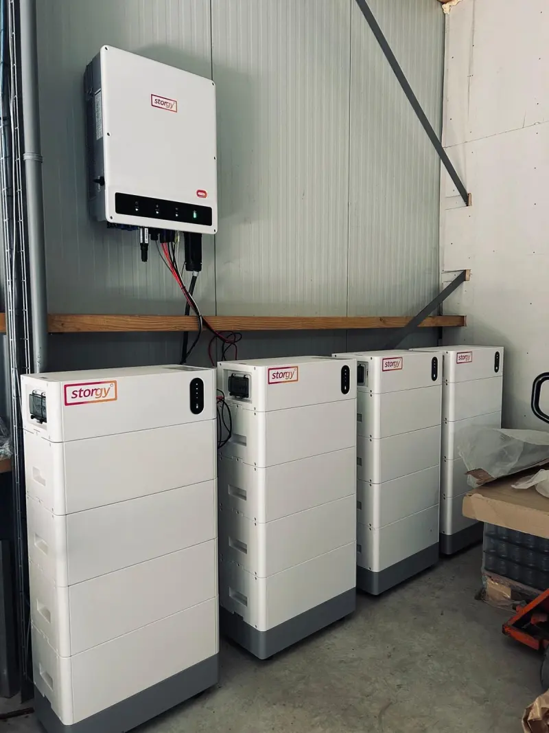 Storgy thuisbatterijen met omvormer en EMS
